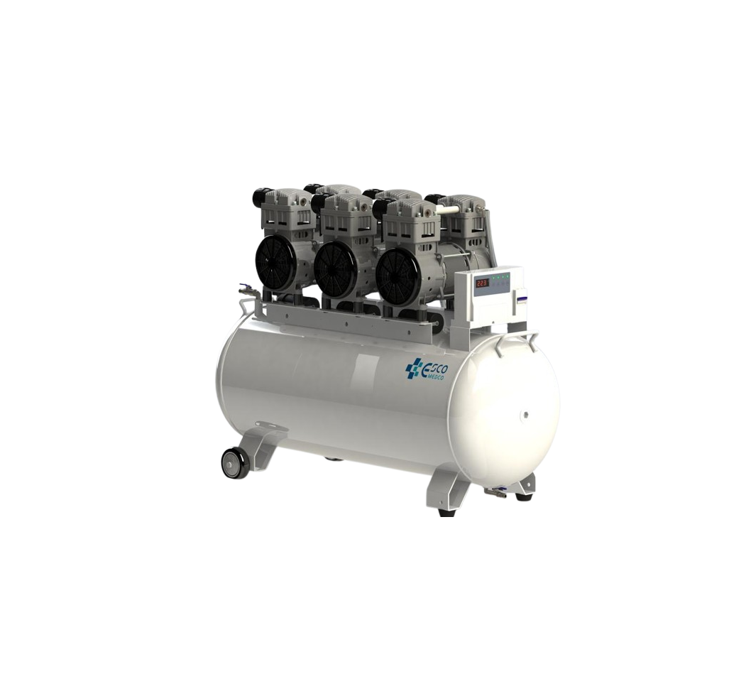 Compresor dentar fără ulei ES-CP-A303 – 130L, 3 Motoare Industriale