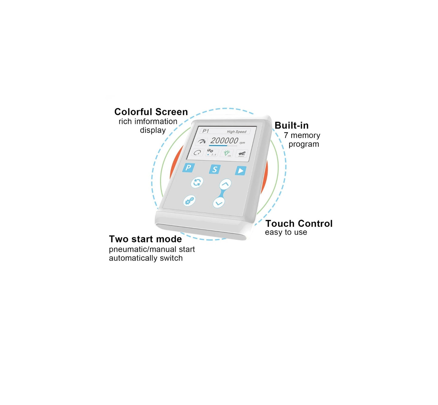 Motor electric dentar C-Puma INT+
