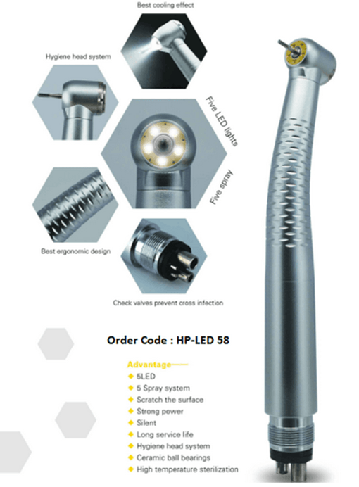 Turbina dentara W&H ALEGRA HP-LED 58