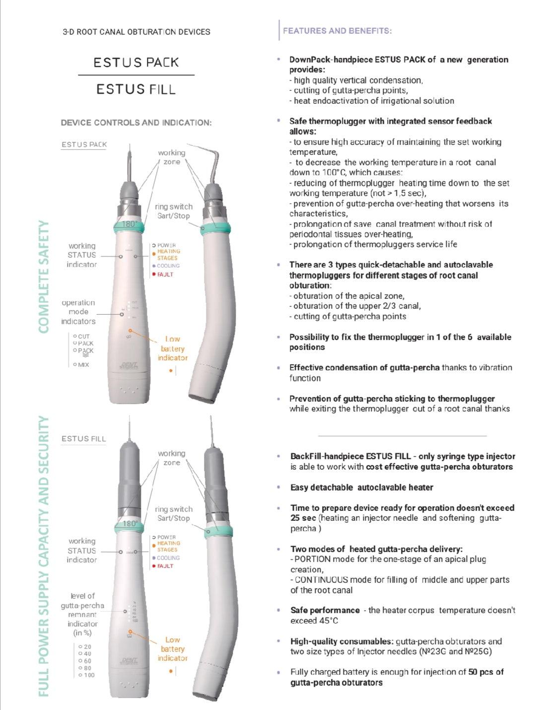 Sistem endodontic ESTUS