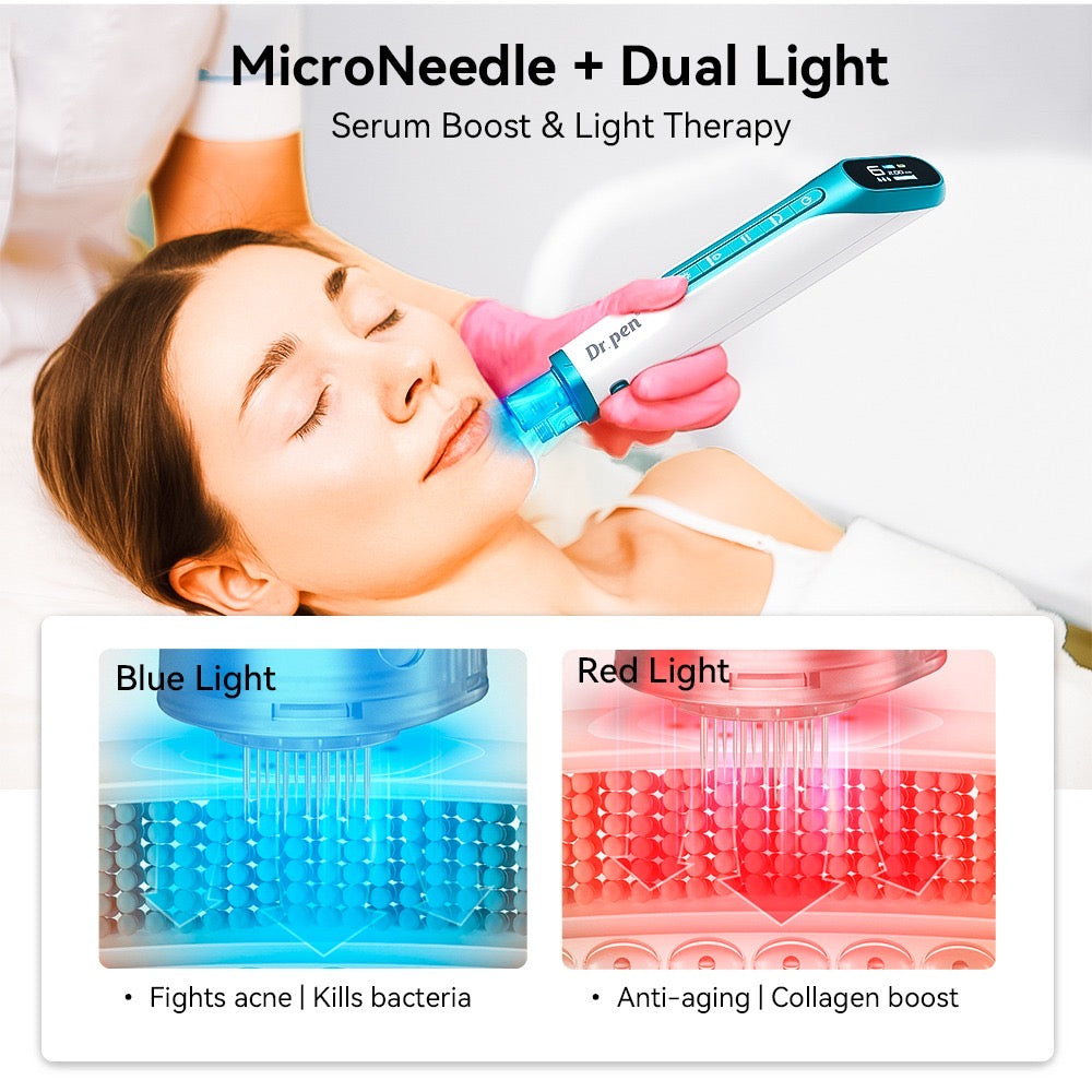 Dr. Pen Hydra Pen H6 – Aparat Profesional Microneedling cu Infuzie Ser & Terapie LED