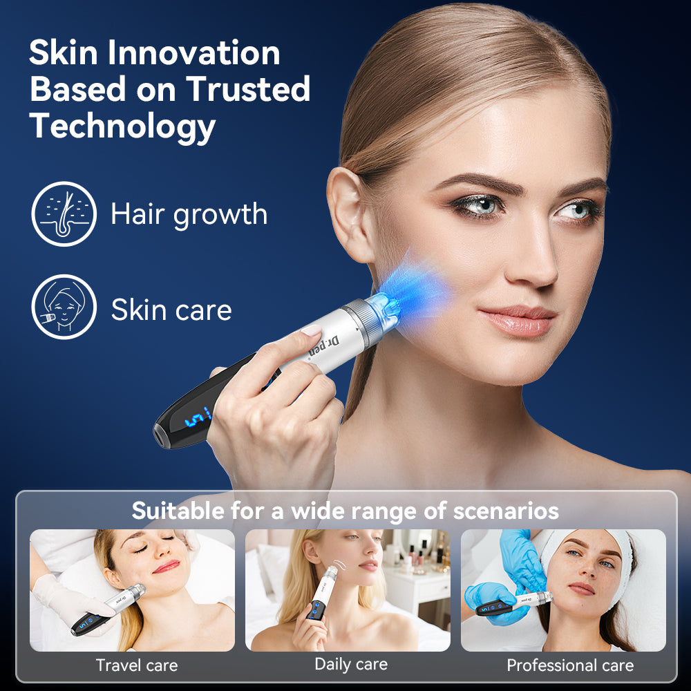 Dr.Pen Bio Pen Q1S – Microneedling cu EMS și LED pentru față și scalp