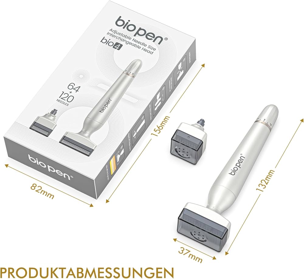 Dr. Pen Bio4 Derma Stamp – Microneedling Profesional pentru Rejuvenare, Riduri și Cicatrici