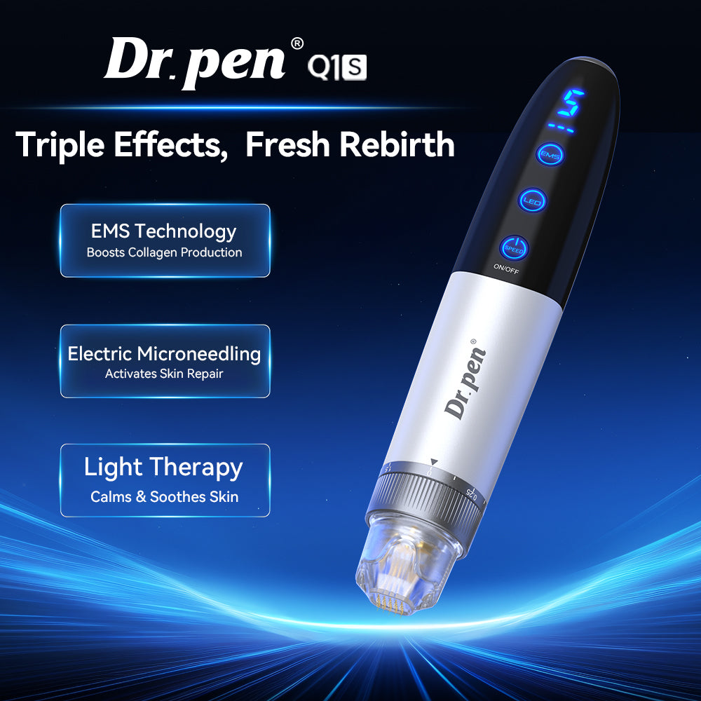 Dr.Pen Bio Pen Q1S – Microneedling cu EMS și LED pentru față și scalp