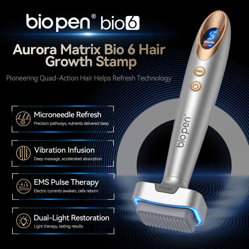 Bio Pen BIO6 Stamp – Dispozitiv Microneedling pentru Rejuvenarea Pielii