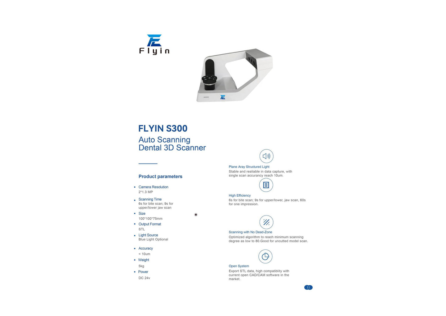 Scanner de laborator S300 Flyin-Yucera